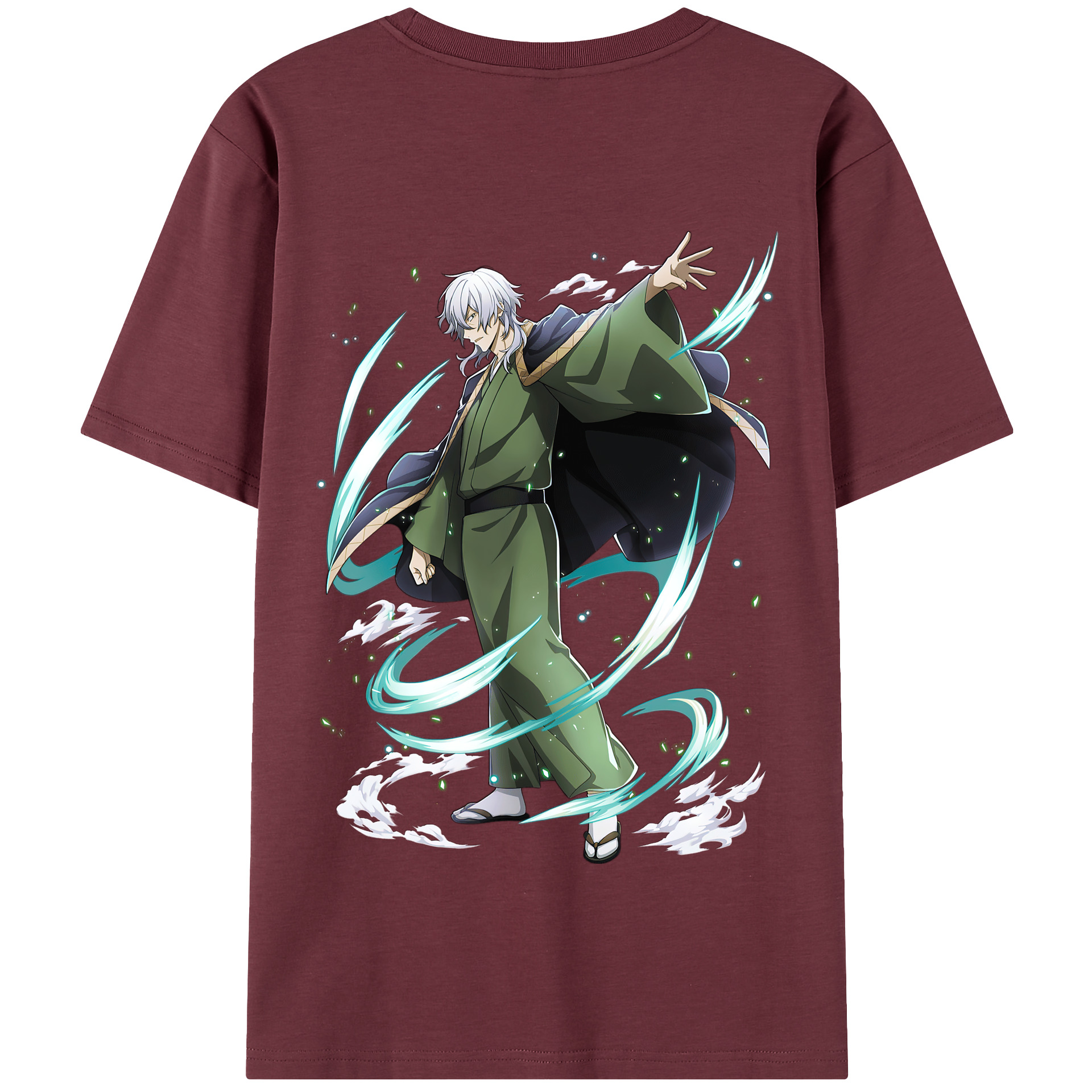 （画像用） 文豪ストレイドッグス Bungo Stray Dogs 綿100％半袖Tシャツ（背面プリント）